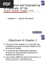 The Science and Engineering of Materials, 6 Ed: Chapter 2 - Atomic Structure