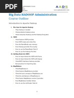 Hadoop Admin Course