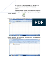 TUTORIAL REAKSI PERLETAKAN EXCEL