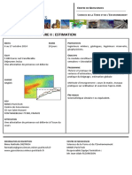 Geostatistique Lineaire II - Estimation