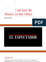 Proceso de Paz de Álvaro Uribe Vélez