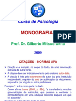 Mono 2009 Aula 7 Citações APA