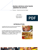 Carne y Productos Cárnicos Como Fuente de Péptidos