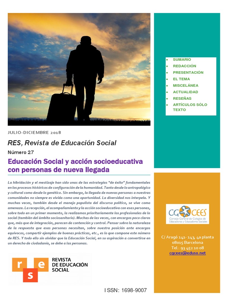 RES Revista Educacion Social 27 PDF PDF Diversidad cultural