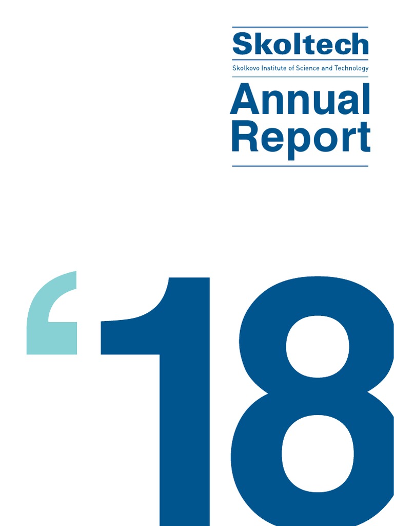 Skoltech Annual Report 2018 2019-07 | PDF | Science | Innovation