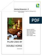 Plum Cake by Double Horse - Marketing Plan