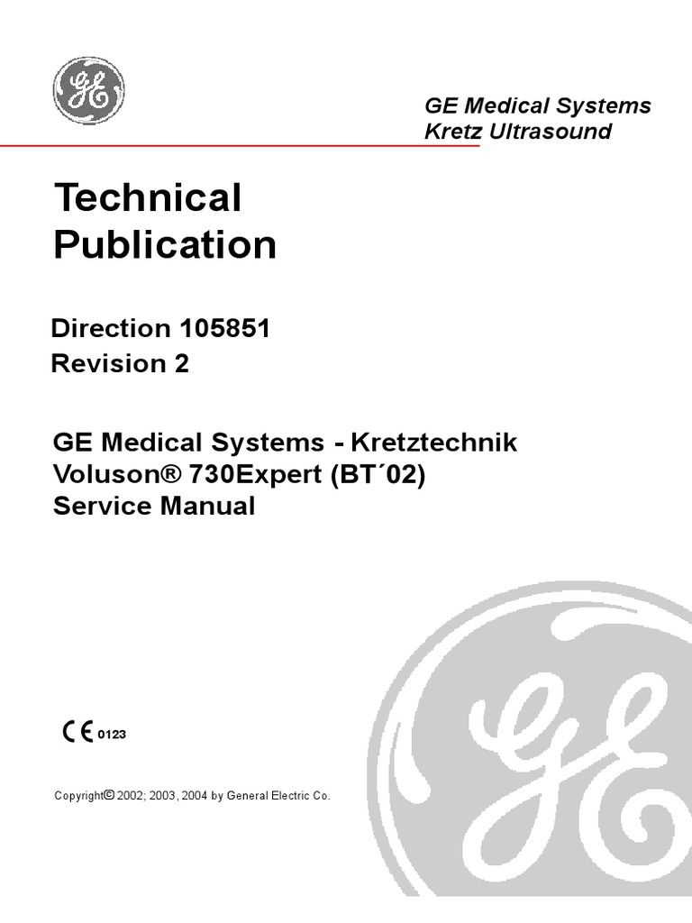Voluson 730 Expert Bt02 Service Manual Sm Ktz105851 2 Pdf
