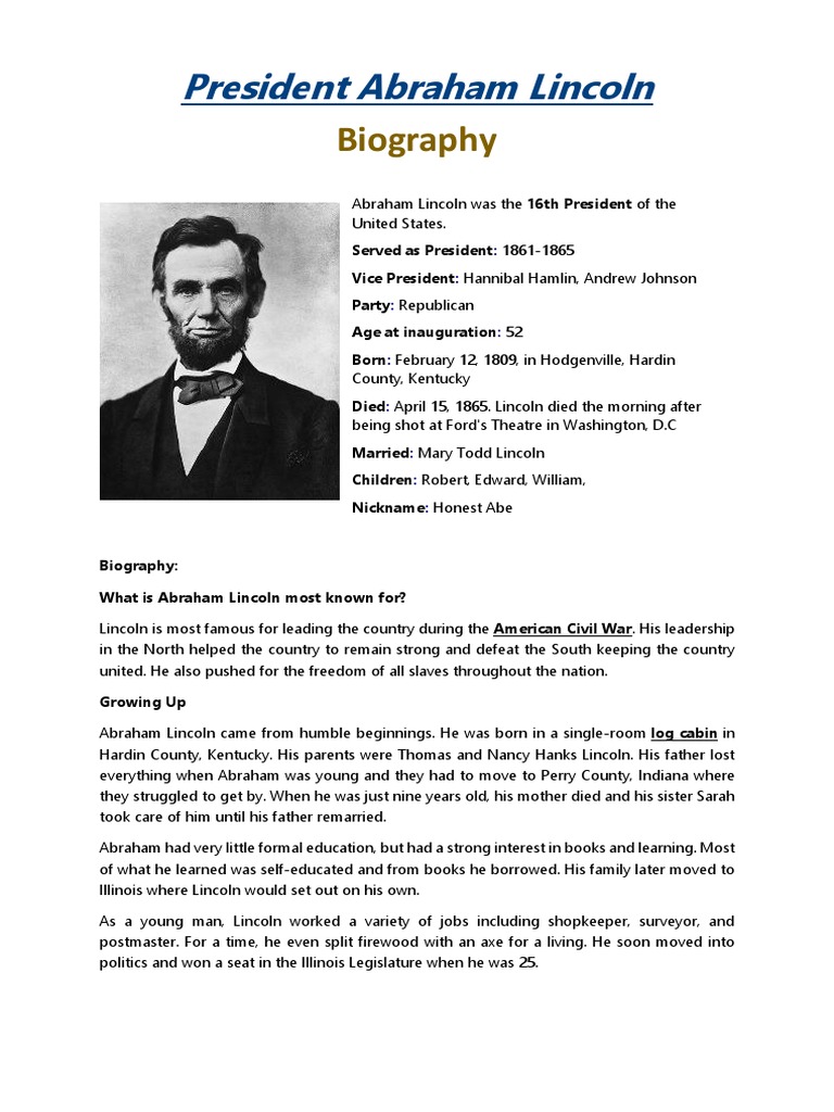 who wrote the best biography of abraham lincoln