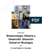 Biotecnologia Historia y Desarrollo Situ