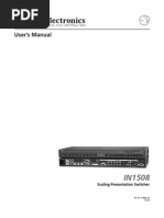 Download Upscaler Extron In1508 Manual by Bruno Dechen SN41571178 doc pdf