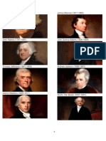 George Washington (1789-1797) James Monroe (1817-1825)