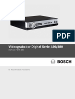 Videograbador Digital Serie 440/480: DVR 440 / DVR 480