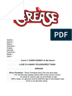 GREASE Script English 2019 PDF