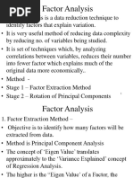 Factor Analysis