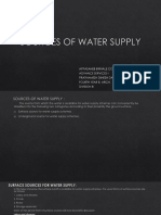 Sources of Water Supply