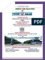 Recruitment and Selection in Nalco PDF