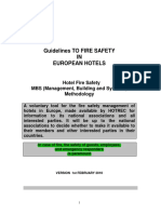 MBS Methodology Guidelines to Fire Safety in European Hotels 10 February 2010