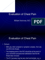 Evaluation of Chest Pain: Ruling Out Life Threats