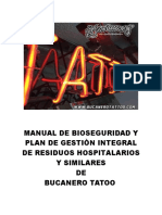 Manual de Bioseguridad y PGIRHS de Bucaneros Tatto