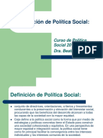 Definición de Política Social.ppt