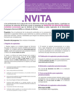 Invitación para Ingresar A La MEB 2019, UPN Unidad 151 Toluca