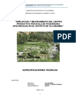 Ampliación y mejora de piscigranja en Vilcabamba, Pasco