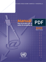 manual para la producccion de estadistica sobre economia de la informacion  ONU 2009