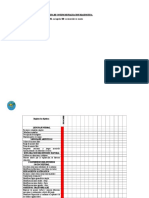 Lista de Cotejo Evaluación DIAGNOSTICA