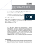 Variables Hidrometereologicas Asociadas Al Cambio Climatico