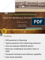 Reservoir Modeling & Simulation at EORI: The 3 Wyoming IOR/EOR Conference