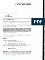 Unit Design of Strip and Spread Footings: Structure