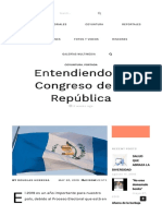 Entendiendo El Congreso de La República