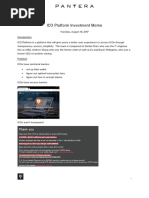 ICO Platform Investment Memo