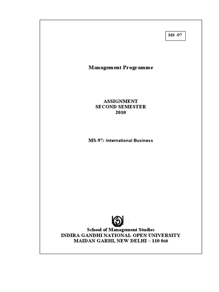 International Business Assignment Overview | PDF | Technology & Engineering