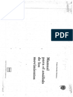 Manual para El Analisis de Los Movimientos BORDOLI PDF