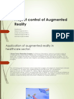 Project Control of Augmented Reality