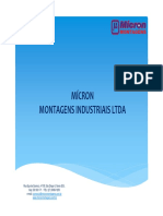 Apresentação - MÍCRON MONTAGENS - 2018 PDF