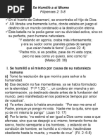 Se Humilló A Sí Mismo