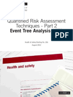 Quantified Risk Assessment Techniques - Part 2: Event Tree Analysis - ETA