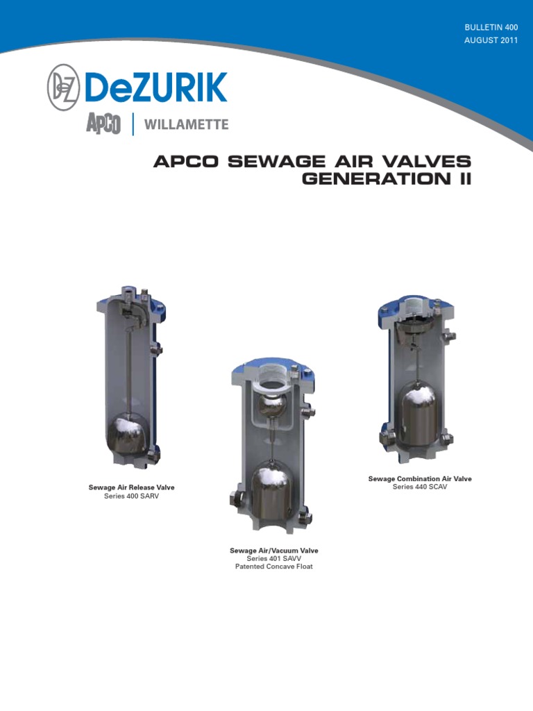 Apco Dual Body Sewage Combination Air Valves Asd Asd Dual Body Sewage