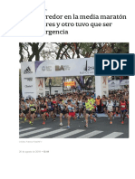 Murió un corredor en la media maratón de Buenos Aires y otro tuvo que ser operado de urgencia - LA NACION