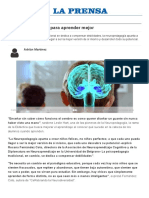 Conocer El Cerebro para Aprender Mejor - Actualidad - LaPrensa - Com.ar