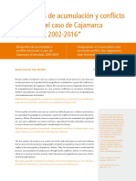 48 6V Geografias de Acomulacion y Conflicto Teritorial El Caso de Cajamarca Colombia 2002 2016 PDF