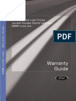 Ford 2008 Warranty Guide