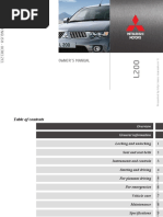 Mitsubishi L200 2011 Owners Manual.pdf