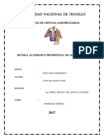 Nivelación geométrica campo UNTR