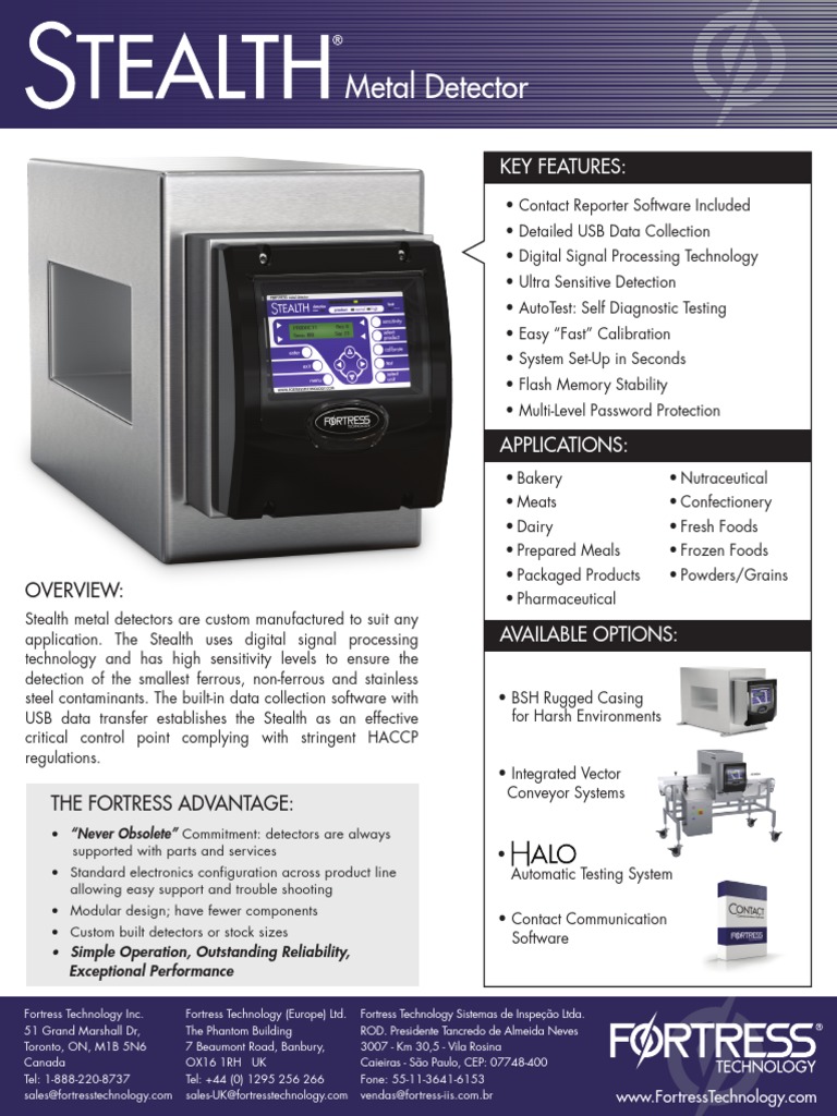 FORTRESS Stealth MetalDetector EN EM PDF PDF Electronics Computing