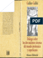 Galileo Díalogo Sobre Los Dos Sistemas PDF