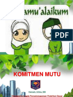 Hamzah Presentasi Komitmen Mutu