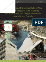 Streamlining & Integrating RoW-Utility-Env&Design Processses Aust&Can - Fhwa (2009)